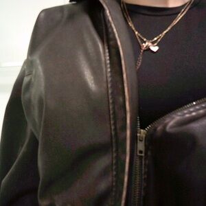 Women's Black Leather Jacket